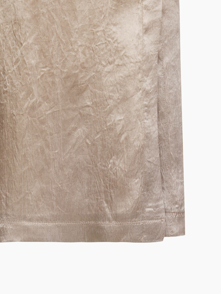 Beige midi skirt - null - Beige | Sisley K image number 4